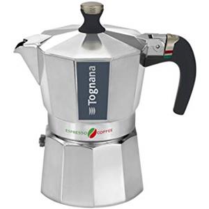 Tognana Italika Caffettiera Moka 2 tazze, alluminio, Made in Italy