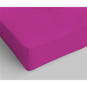MB HOME ITALY Max Color Ki-Osa By Matteo Bosio Lenzuolo Sotto con Angoli Fucsia Matrimoniale 170 x 200 cm