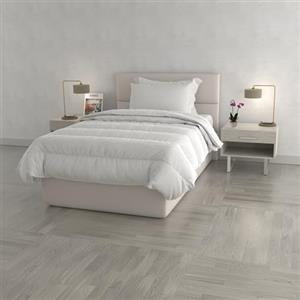 Italian Bed Linen PRESTIGE Piumino 4 stagioni Made in Italy, Bianco, 200x200cm