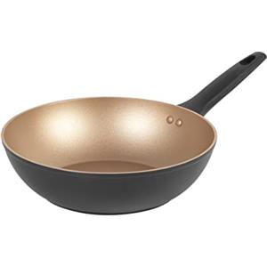 Russell Hobbs RH01672BEU7 Opulence Padella alta antiaderente da 28 cm 7 volte più robusta, adatta per l'uso su piani a induzione e lavabile in lavastoviglie, priva di PFOA, wok a induzione, nero e oro