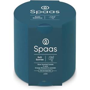 Spaas Glow - Candela profumata a 2 stoppini, 55 ore - Soft Sunrise