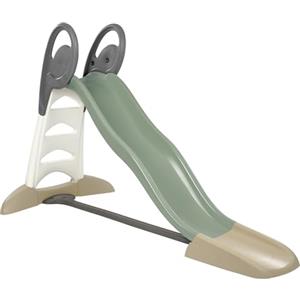 Smoby Life, Scivolo Green a doppia onda per bambini, 7600820303, realizzato in plastica riciclata, a partire dai 3 anni