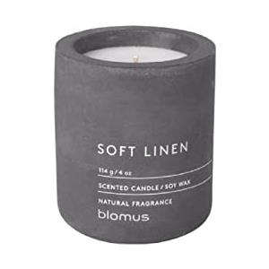 blomus - Candela profumata S in cera di soia, magnete, di alta qualità, effetto calcestruzzo, fragranza soffice, durata di 24 ore, particolarmente bassa fuliggine, 8 x 6,5 x 6,5 cm, magnete, 65653