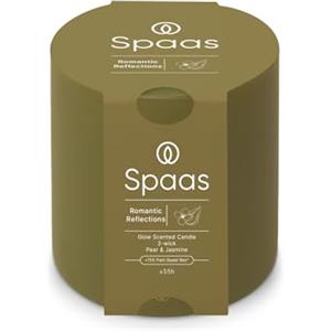 Spaas - Candela profumata Glow a 2 stoppini, 55 ore - Romantic Reflections