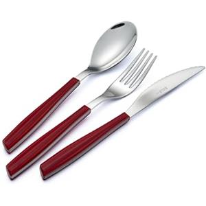 EME POSATERIE AETS18WA/88 Posate, Acciaio Inossidabile 18/0, Metacrilato, ABS