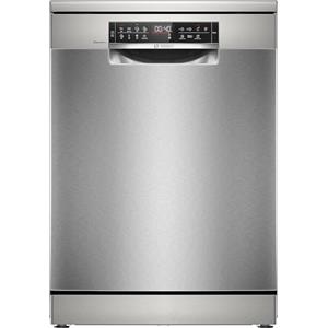 Bosch SMS8ECI02E Serie 8, Lavastoviglie da libera installazione, Home Connect, Extra Clean Zone, Diagnostica da remoto, Cestelli Max Flex Pro, Green Collection, Acciaio, 60cm