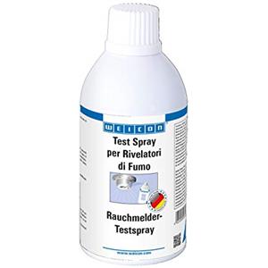 WEICON Test Spray per Rilevatori di Fumo | 250ml | Esente da silicone | evapora senza lasciare residui