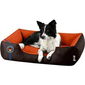 BedDog Cuccia per cani L - Cuscino - Divano - Copertina Rimovibile e Lavabile, Cani Medio-Piccola