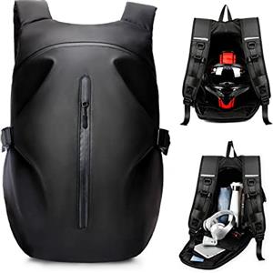 HYC00 Zaini moto per uomo Zaino per casco impermeabile, Accessori moto, Borse per laptop, Zaini da viaggio, Borse scuola per studenti