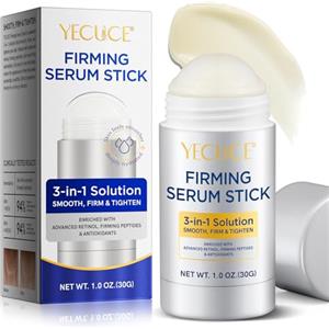 XINYANGGYX Stick Viso al Retinolo, Firming Serum Stick, Siero Rassodante con Retinolo Avanzato, Peptidi e Antiossidanti, Crema Antirughe per Viso, Riduce Rughe e Linee Sottili, Nutre e Rimpolpa la Pelle