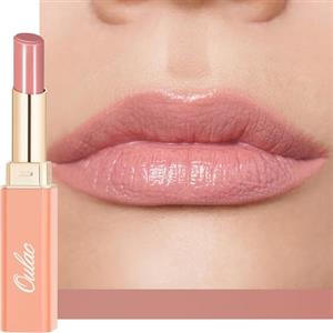 Oulac 2 in 1 Rossetto e Balsamo Labbra Rosa, Labbra Succoso e Lucido, Effetto Idratante e Nutriente, Cura delle Labbra, Fornisce Morbidezza alle Labbra Secche e Screpolate, Vegan (14) Tenderness