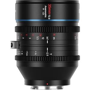 SIRUI 35 mm T2.9 1.6X full frame anamorphic cine cinema obiettivo obiettivi lens lenti lente (E Mount)