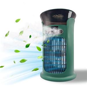 Ruutcasy Ventilatore portatile per condizionatori d'aria, con alimentazione USB, mini refrigeratore personale, ventilatore di raffreddamento ultra silenzioso per famiglia, viaggi, ufficio