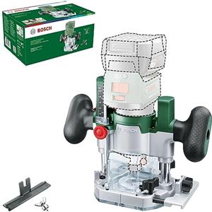 Bosch Home and Garden Base a immersione per fresatrice compatibile con l'AdvancedTrimRouter 18V-8, la fresatura di incisioni e tasche