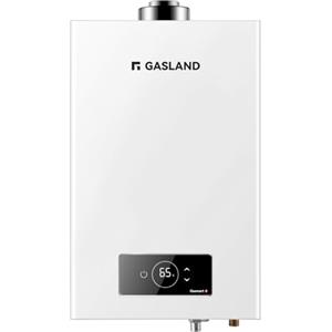 GASLAND Gasmart C - Scaldabagno a gas domestico da 12 l, GS318NG a metano istantaneo (20 mbar), per interni, a basso NOx, caldaia a gas naturale sigillata per bagno, cucina, lavanderia