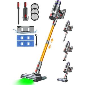 VACTechPro 60min/40kPa Aspirapolvere senza fili Potente V15MOPX Aspirapolvere lavapavimenti,8 in 1 Scopa Elettrica Senza Fili,rimuovere facilmente le macchie