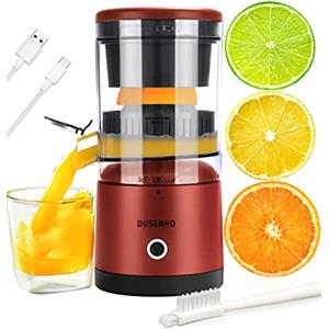 DUSENHO Spremiagrumi Elettrico Estrattore di Succo | USB Portatile | 45W | 70 Decibel | Spazzola per la pulizia | Smontabile