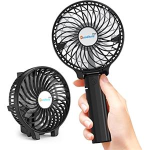 gabless Ventilatore Usb, ventilatore a mano batteria 2000mAh, ventilatore elettrico piccolo, mini ventilatore, ventilatore usb pieghevole, ventilatore da tavolo portatile con batteria, 3 velocità