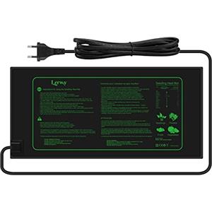 LERWAY 21W Tappetino Termico per Serra Interni Tappetino Riscaldante Germinazione Giardinaggio Piantina Riscaldamento Pad Rettile Anfibio Pet Riscaldatore
