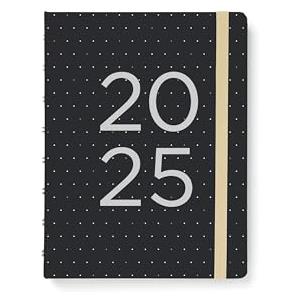 Filofax Agenda 2025, formato A5, colore: nero chiaro di luna