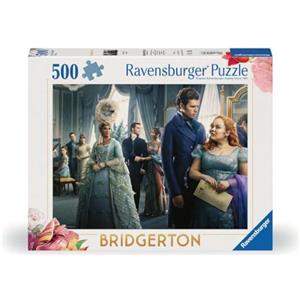 Ravensburger - Puzzle Bridgerton per Adulti, 500 Pezzi, Idea Regalo per Lei o Lui, Gioco da Tavola, 49x36 cm