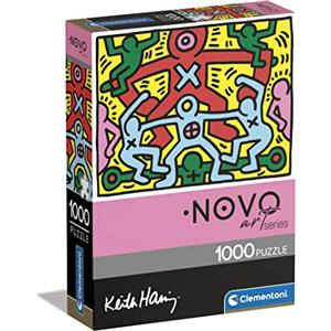 Clementoni- Keith Haring Haring-1000 Pezzi Adulti, Arte, Puzzle Quadri Famosi, Made in Italy, Multicolore, 39757