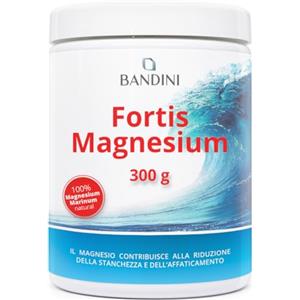 Bandini® FORTIS MAGNESIUM per Stitichezza - Magnesio completo (Carbonato) in polvere - Lassativo Forte per Ansia, Stress e Memoria - Riduzione di stanchezza e affaticamento - 100% Vegan - 300g