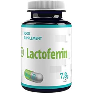 Grace nnvg Lattoferrina 200mg 30 capsule, Testato in laboratorio, Alta forza intergratore, senza glutine e senza OGM