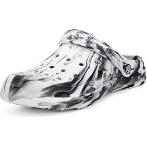 Eagsouni Uomo Donna Zoccoli Spiaggia Giardino Pantofole Scarpe da Mare Estate Sandali Unisex Clogs Sabot Ciabatte, Bianco, 42/43 EU, Etichettatura 270