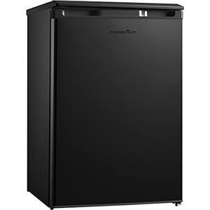 PremierTech Congelatore Freezer 88 Litri, Nero, 4**** Stelle, Libera Installazione, Porta Reversibile, Temperatura Regolabile, Classe Energetica E, PT-FR86B