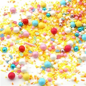 STREUSEL GLÜCK wir streuseln Liebe Sprinkles uovo di Pasqua colorato mix 40g zucchero sprinkles Pasqua primavera biscotti STREUSEL GLÜCK sprinkles per decorazione torta compleanno fiori festa muffin cupcakes cake pops sprinkletti