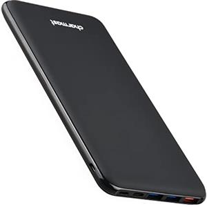 Charmast Power Bank 26800mAh, 20W PD QC 3.0 Ultra Sottile Powerbank USB C Ricarica Rapida Caricatore Portatile con 3 Ingresso 4 Uscita, Batteria Esterna Compatibile con iPhone Samsung Xiaomi Motorola