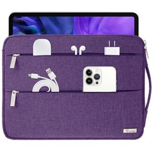 Voova Custodia PC Portatile Laptop Borsa Porta PC Computer 11.6 12.9 13.3 Pollici Macbook Air Pro M1 M2 11 13 Compatibile con HP Lenovo Acer ASUS Dell Microsoft Donna Uomo Impermeabile Viola
