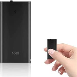 HYVO 16GB Mini Registratore Vocale - 192 Ore di Registrazione, Registratore Vocale Portatile Attivato Vocalmente con Funzione Mp3 per Conferenze/Riunioni/Interviste