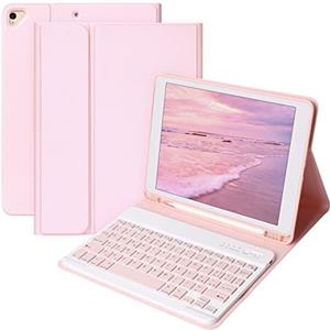 CC Store Custodia Tastiera per iPad 10.2 9a Gen 2021/8a Gen 2020/7a Generazione 2019/iPad Air 3,Tastiera Italiana per iPad 10.5 2017 con Tastiera Bluetooth Wireless Rimovibile,Cover per iPad