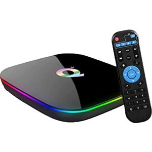 HaiFen Android TV Box, Q Plus Android 10.0 TV Box 4GB Ram/32GB Rom H616 Quad-Core Supporto 2.4Ghz WiFi 6K HDMI DLNA 3D Smart TV Box