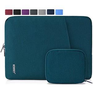 NEWHEY Custodia per Macbook Air 15,6 Pollici Impermeabile Custodia PC 15-15,6 Pollici Antiurto Porta Computer Custodia Borsa con Piccolo Caso Deep Teal