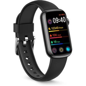 FITVII Activity Fitness Tracker con Monitoraggio 24/7 di Ossigeno nel Sangue, Pressione Sanguigna e Frequenza Cardiaca, Impermeabile IP68, Smartwatch con Contapassi per Donna e Uomo