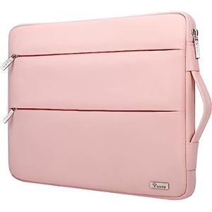Voova Custodia PC Portatile 14 15 Pollici Compatibile con Macbook Air 14 15 Borsa Porta PC Laptop Donna Uomo Impermeabile Principessa Rosa