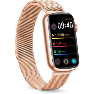 FITVII Activity Fitness Tracker con Monitoraggio 24/7 di Ossigeno nel Sangue, Pressione Sanguigna e Frequenza Cardiaca, Impermeabile IP68, Smartwatch con Contapassi per Donna e Uomo