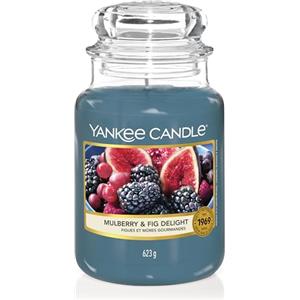 Yankee Candle Candela profumata in giara grande | Delizia al gelso e ai fichi | Durata Fino a 150 Ore | Regali per donne