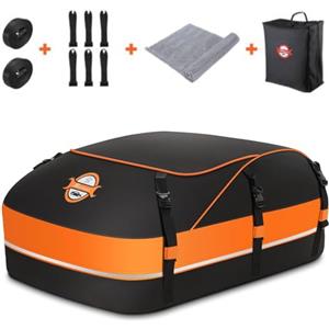 Sailnovo Box Tetto Auto Box Portapacchi per Auto Borsa da Trasporto Impermeabile Per Auto Con O Senza Portapacchi - incluso tappetino protettivo 6 ganci di sicurezza 8 cinghie e custodia