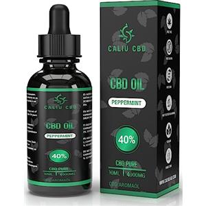 CALIU CBD | CBD Olio |Olio di CBD puro 40% 4000 MG | Base di olio di canapa arricchita di Cannabidiolo | 0% THC | 400 gocce di cannabidiolo PREMIUM