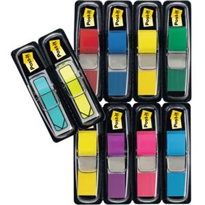 Post-it Index Small, Value pack da 8 dispensers + 2 dispensers freccia, 328 Segnapagina, 11.9 mm x 43.2 mm, Colori assortiti per contrassegnare o codificare a colori le informazioni importanti
