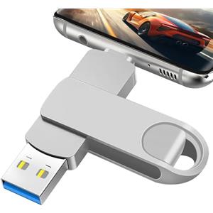 LZKNZT Chiavetta USB C 512GB Pendrive Chiavetta USB 512GB OTG Pen Drive Tipo C 2 in 1 Metallo Pennetta Memoria Stick per PC, Laptop, Smartphone