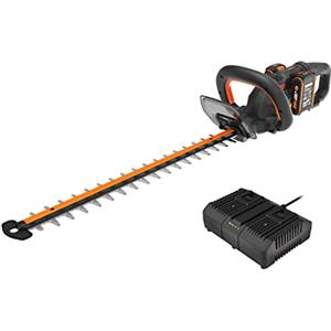 WORX WG286E TAGLIASIEPI 2X20V/2Ah LITHIO LAMA 58CM DIAMETRO TAGLIO 25MM, BATTERIE E CARICATORE DOPPIO RAPIDO INCLUSI