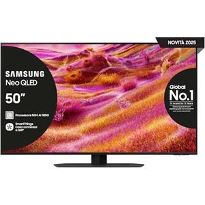 Samsung Smart TV 50'' QE50QN94FATXZT Neo QLED 4K Mini LED, NQ4 AI Gen3 Processor, 4K AI Upscaling Pro, Glare Free, Motion Xcelerator 165Hz, Dolby Atmos & OTS Lite, NeoSlim Design, 2025, 50