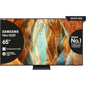 Samsung Smart TV 65'' QE65QN74FATXZT Neo QLED 4K Mini LED, NQ4 AI Gen2 Processor, 4K AI Upscaling, Tecnologia Quantum Matrix Slim, OTS Lite, AirSlim Design, 2025, 65