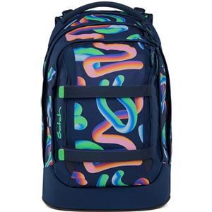 Satch Zaino Ergonomico Crazy Twist - 30L, Massima Organizzazione, Blu Scuro