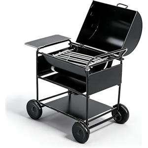 SUNGOOYUE Griglia per Barbecue in Miniatura 1/12 in Ferro, Accessori Decorativi per Casa Delle Bambole, Modello Di Mini Carrello per Griglia per, Artigianato E Collezionismo